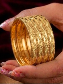 Gold Plated Bangles